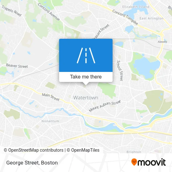 George Street map