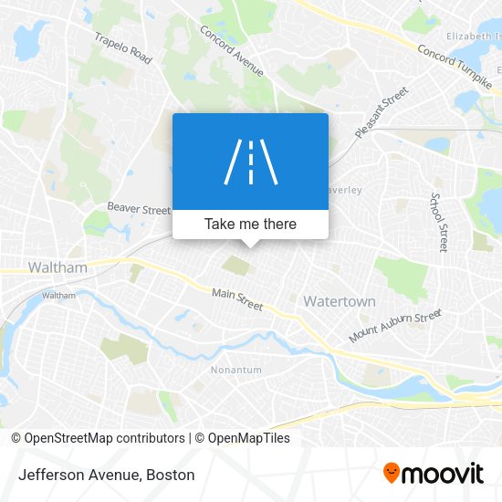 Mapa de Jefferson Avenue