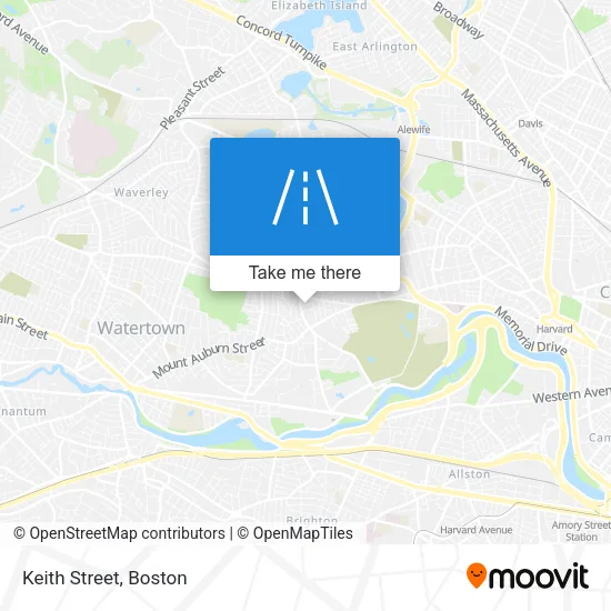 Keith Street map