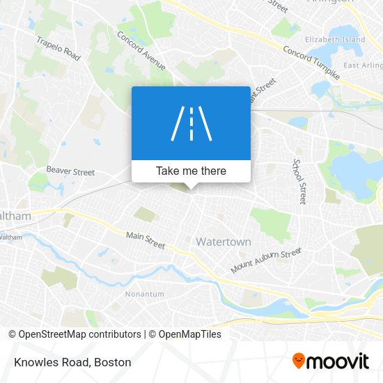 Mapa de Knowles Road
