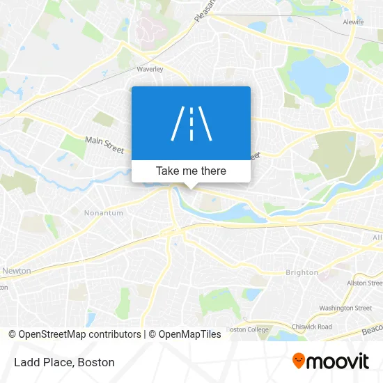 Ladd Place map