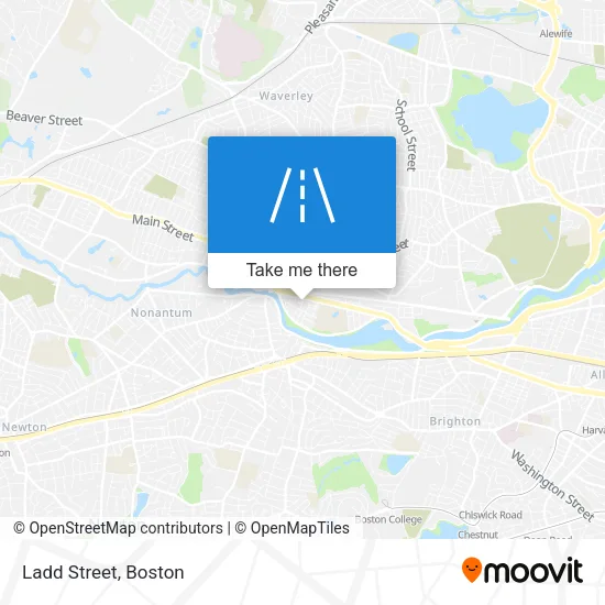 Ladd Street map