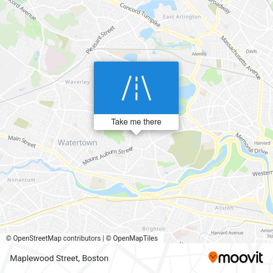 Mapa de Maplewood Street