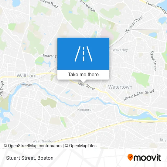 Stuart Street map