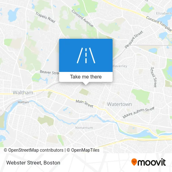 Mapa de Webster Street