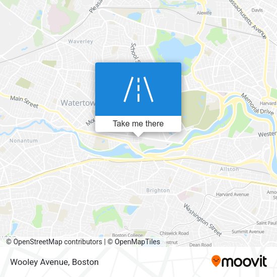 Wooley Avenue map