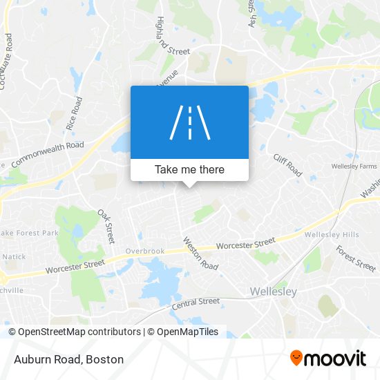 Auburn Road map