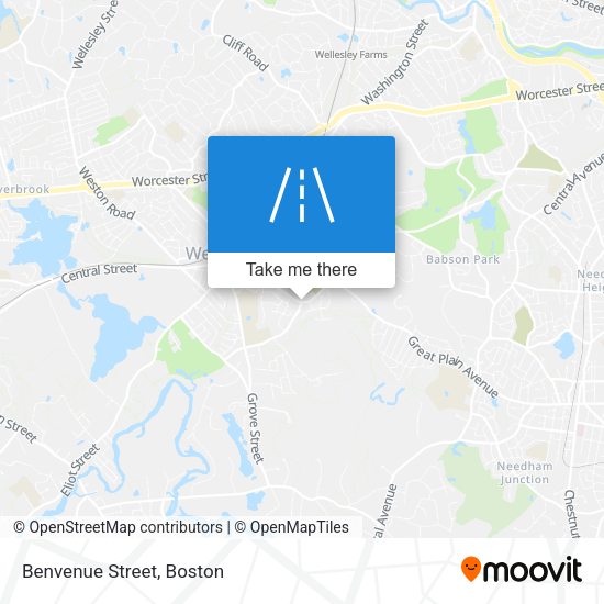 Mapa de Benvenue Street