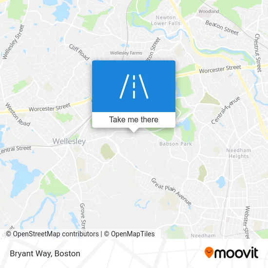 Bryant Way map
