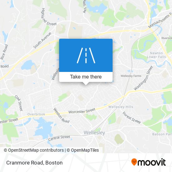 Cranmore Road map