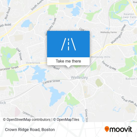 Mapa de Crown Ridge Road