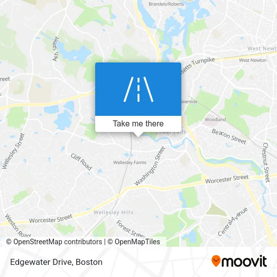 Edgewater Drive map