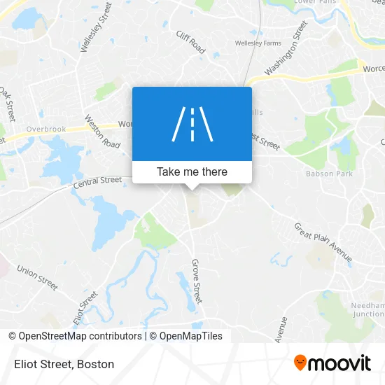 Eliot Street map