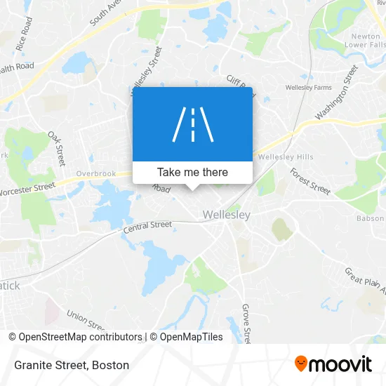 Granite Street map