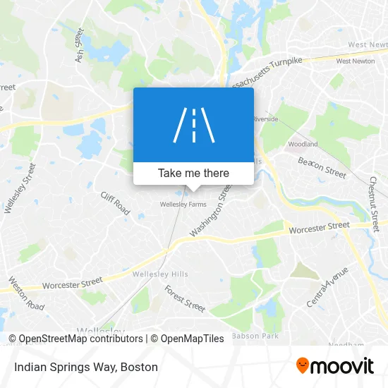 Indian Springs Way map