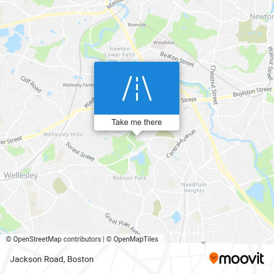 Jackson Road map