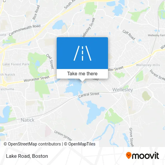 Lake Road map