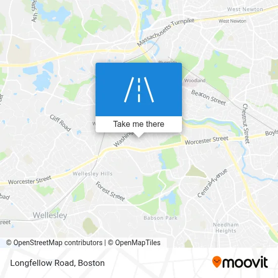 Longfellow Road map