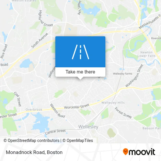 Monadnock Road map