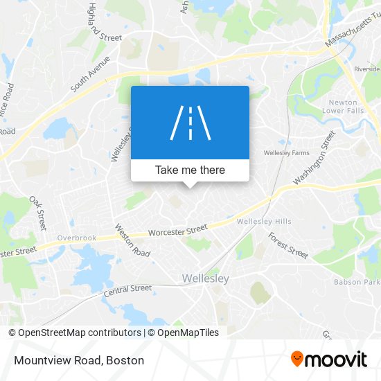 Mountview Road map
