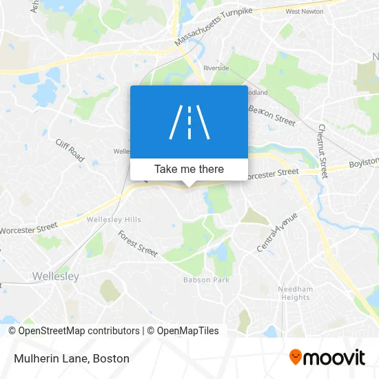 Mulherin Lane map