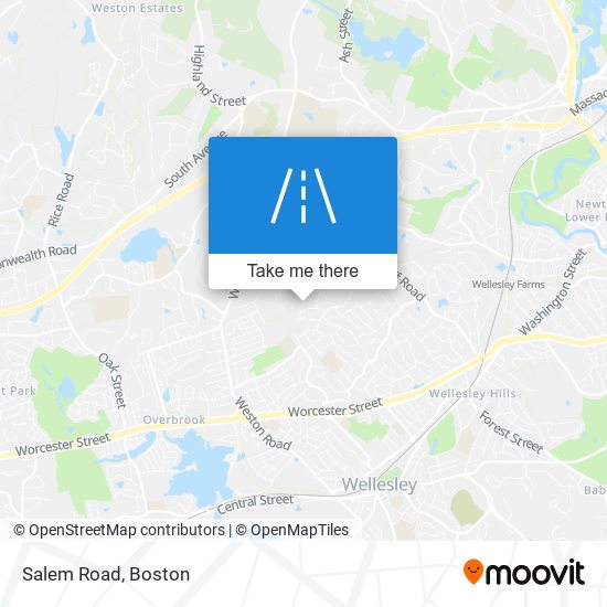 Salem Road map