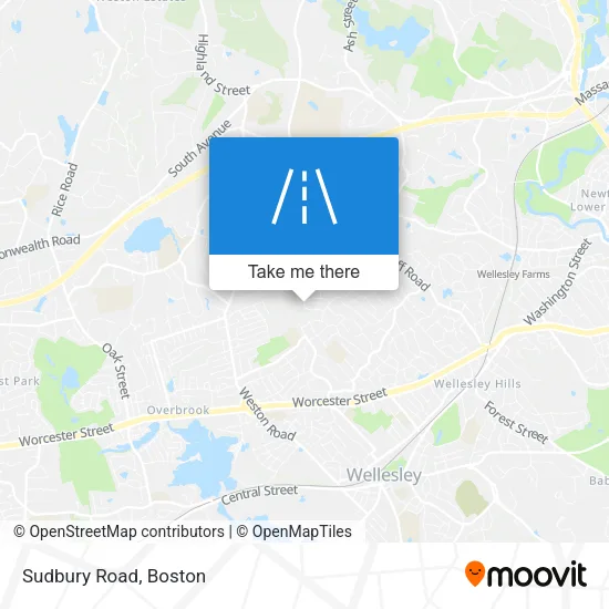 Sudbury Road map