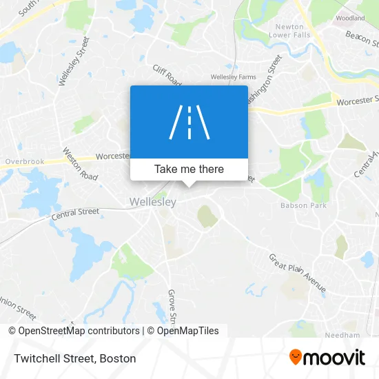 Twitchell Street map