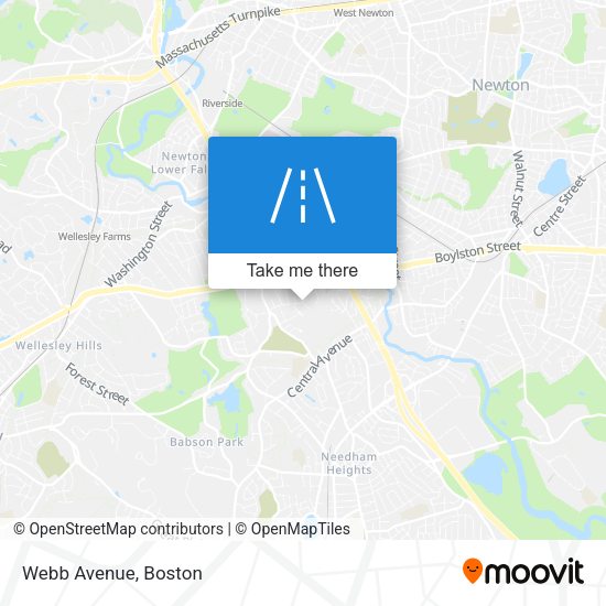 Mapa de Webb Avenue