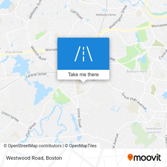 Mapa de Westwood Road
