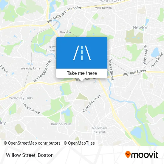 Willow Street map