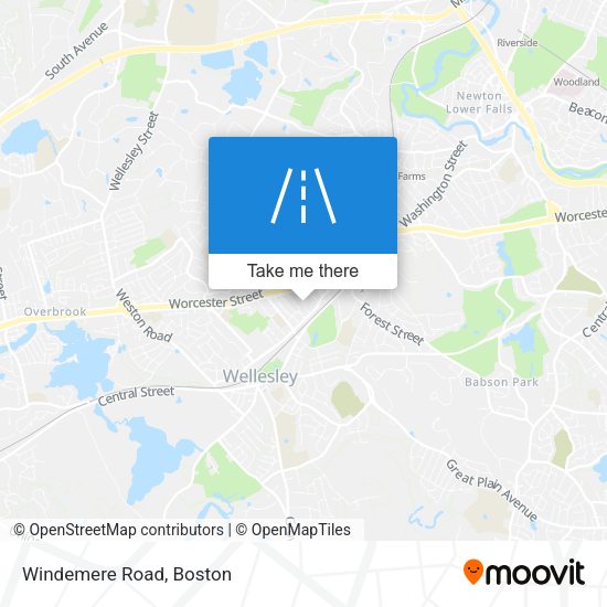Mapa de Windemere Road