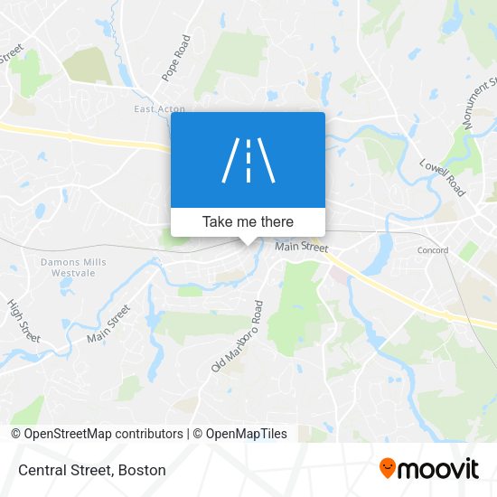 Mapa de Central Street