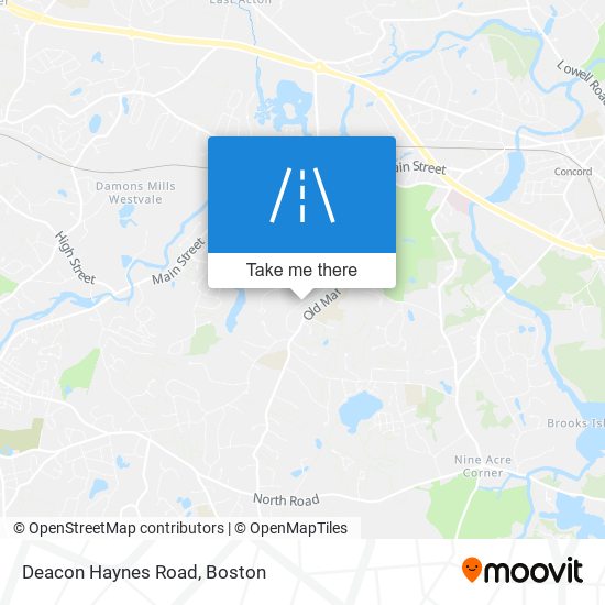 Mapa de Deacon Haynes Road