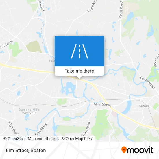 Elm Street map