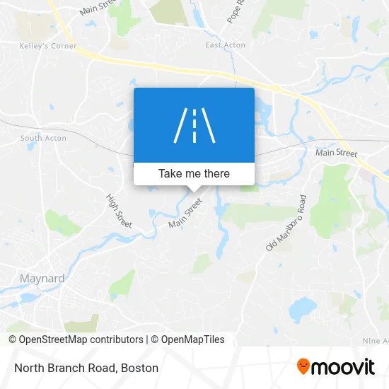 North Branch Road map