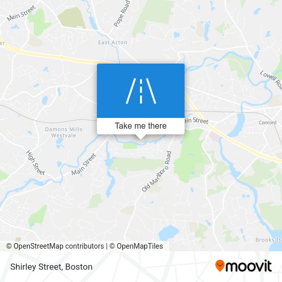 Mapa de Shirley Street