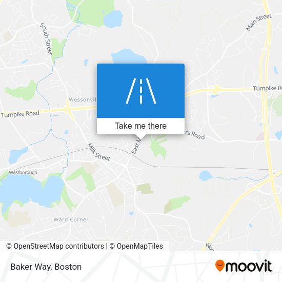 Baker Way map