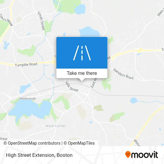 High Street Extension map