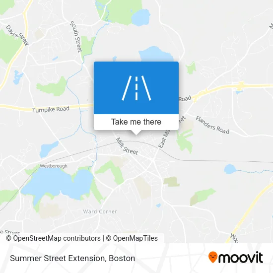Summer Street Extension map