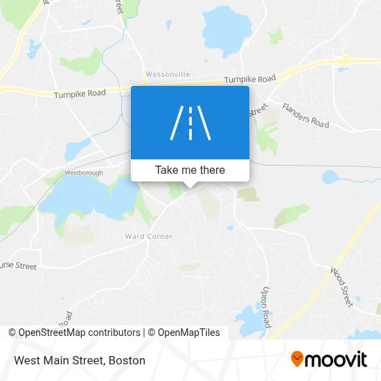 West Main Street map