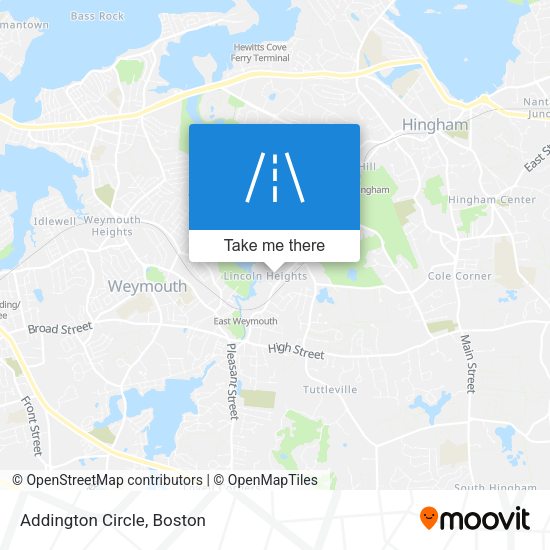 Mapa de Addington Circle