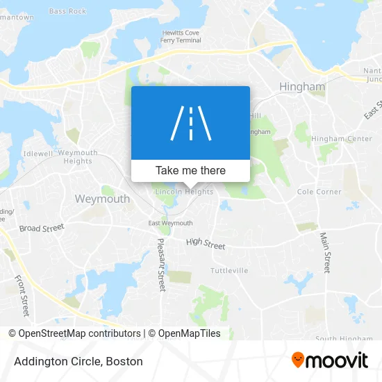 Addington Circle map