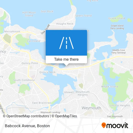 Babcock Avenue map
