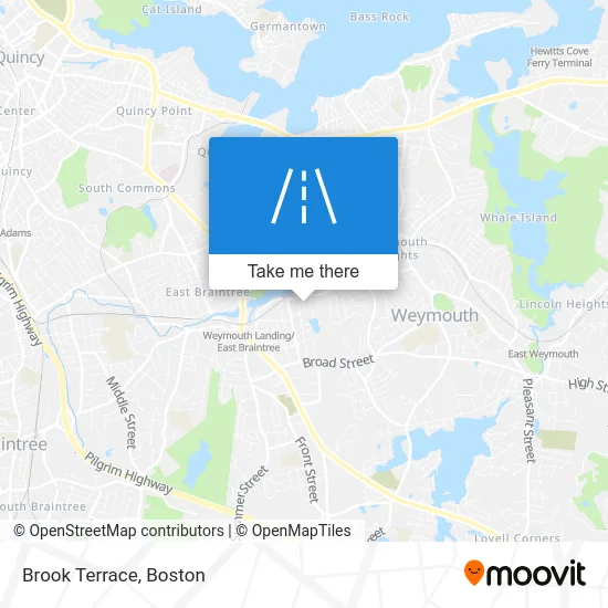 Brook Terrace map