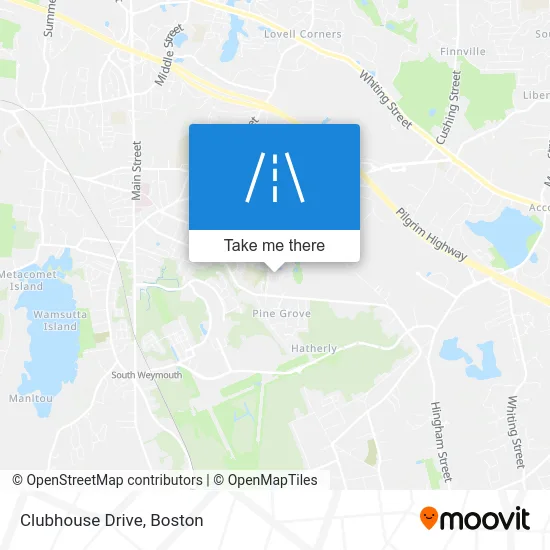 Clubhouse Drive map