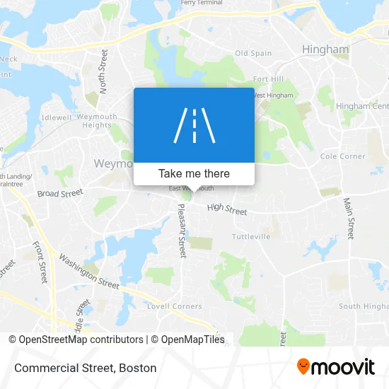 Commercial Street map