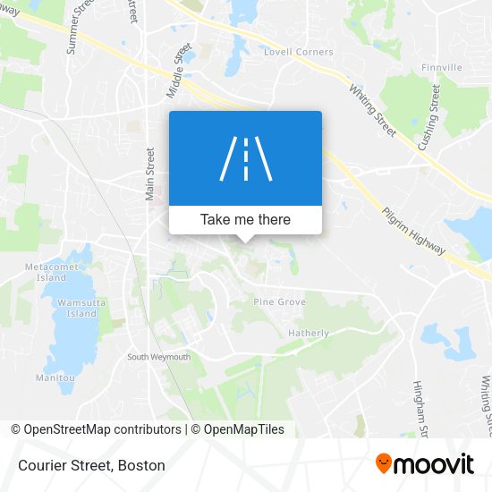 Mapa de Courier Street