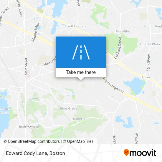 Edward Cody Lane map