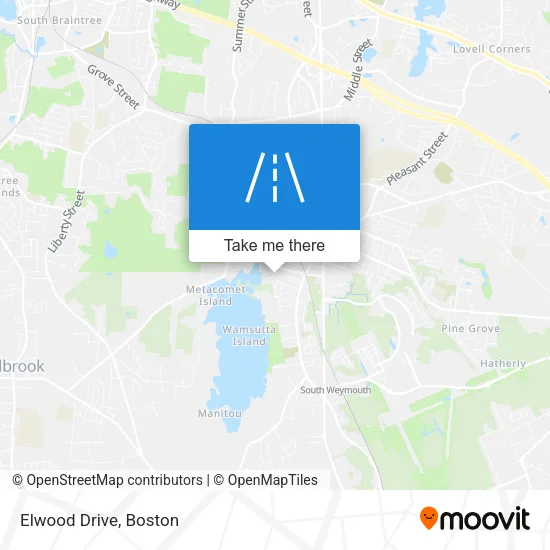 Elwood Drive map